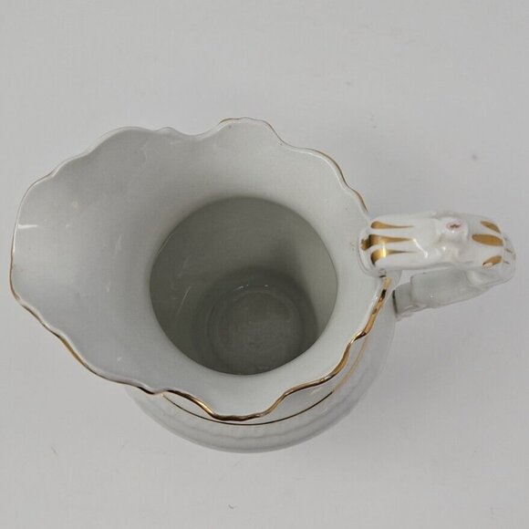 Antique 19th Century Wash Pitcher Burford Bros Pottery Porcelain E Liverpool OH - Picture 5 of 8